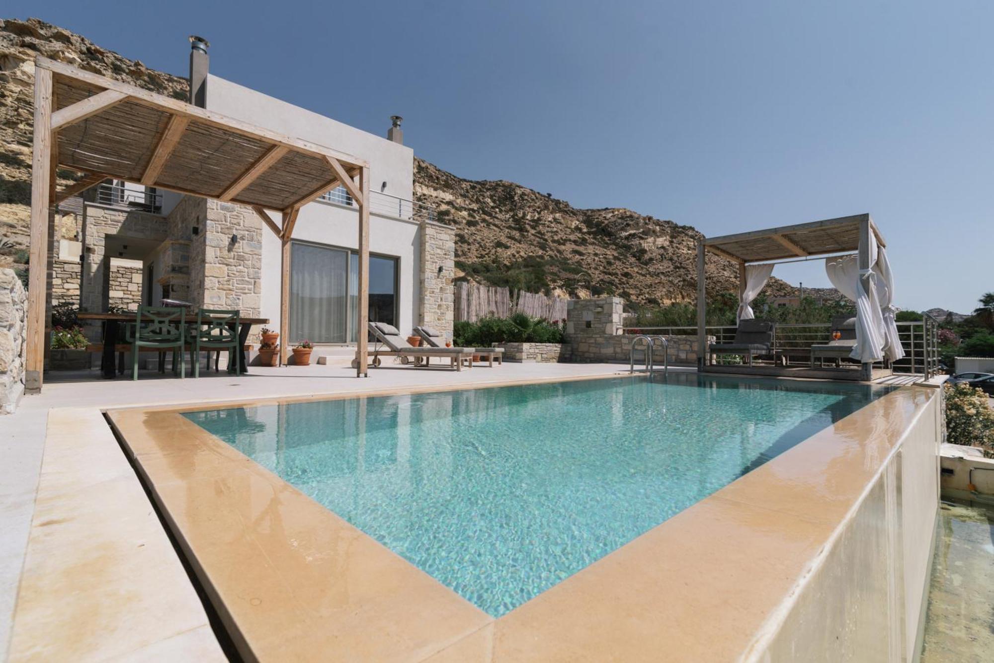 Luxury Villas Ammos In Style Матала Экстерьер фото
