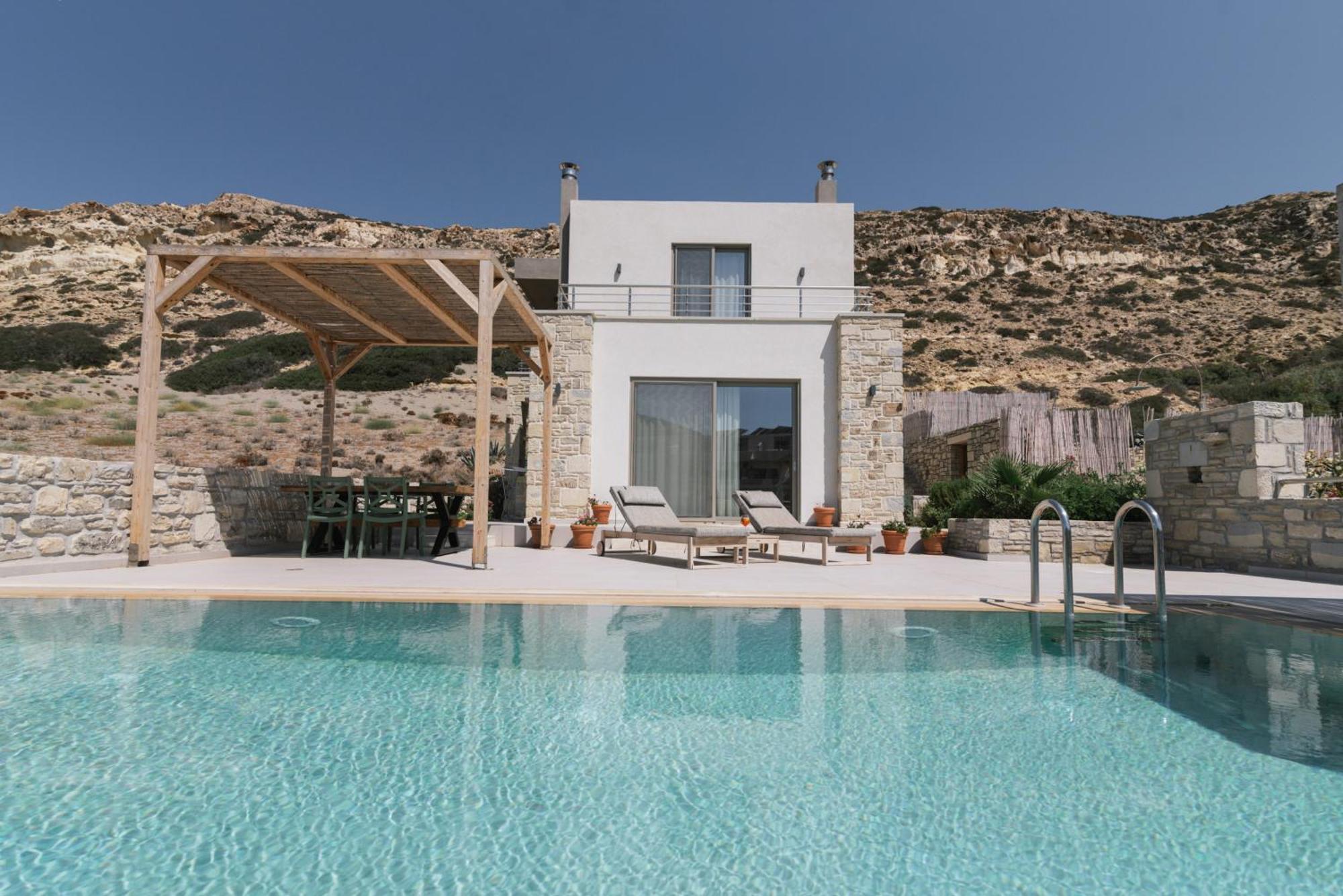 Luxury Villas Ammos In Style Матала Экстерьер фото