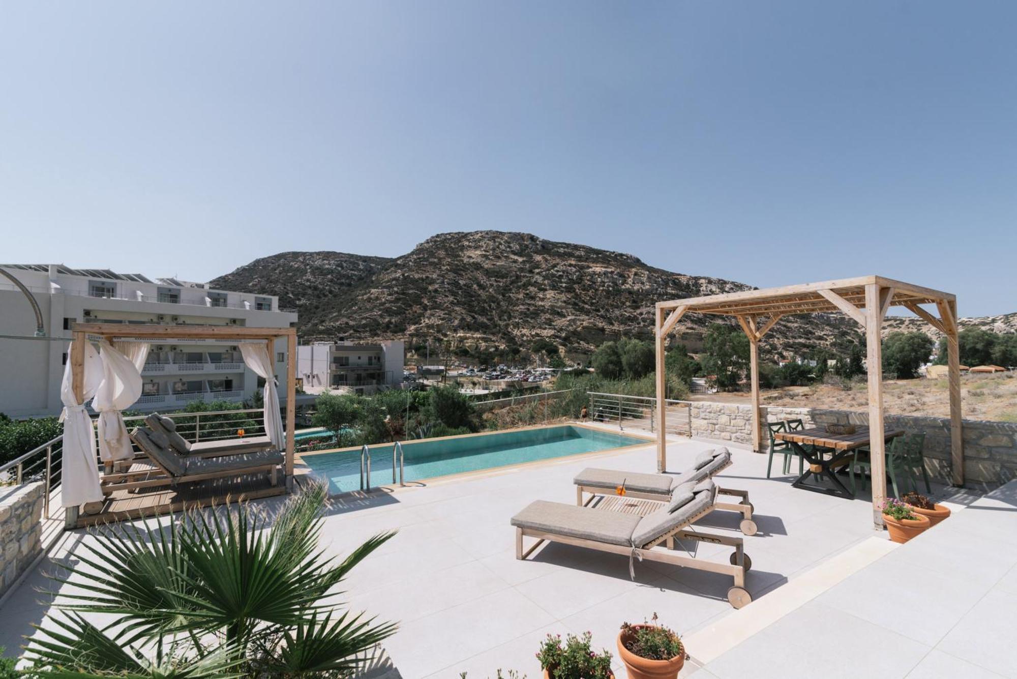Luxury Villas Ammos In Style Матала Экстерьер фото