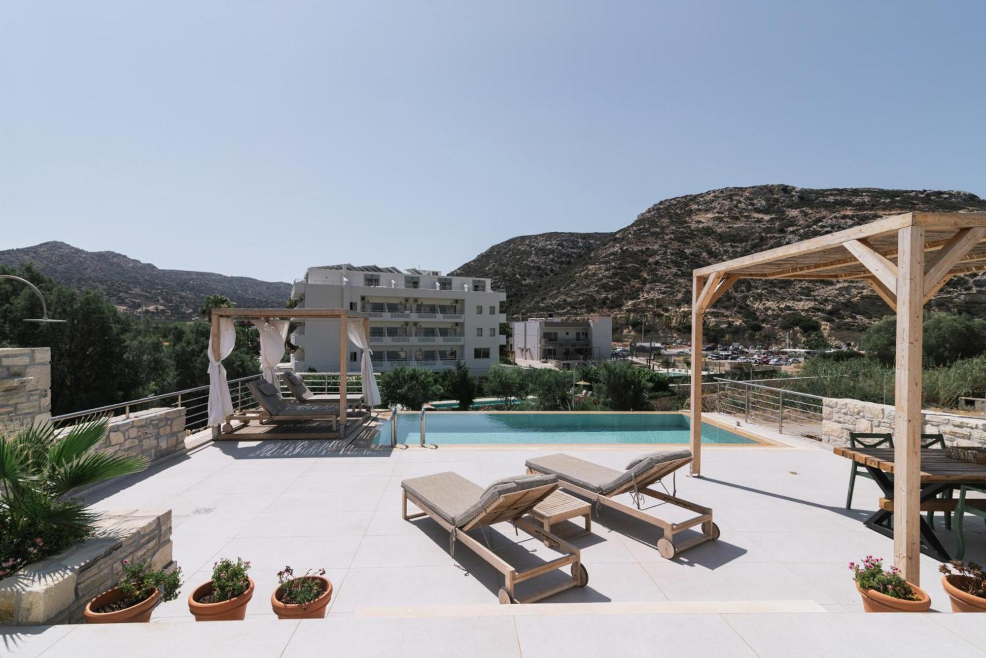 Luxury Villas Ammos In Style Матала Экстерьер фото