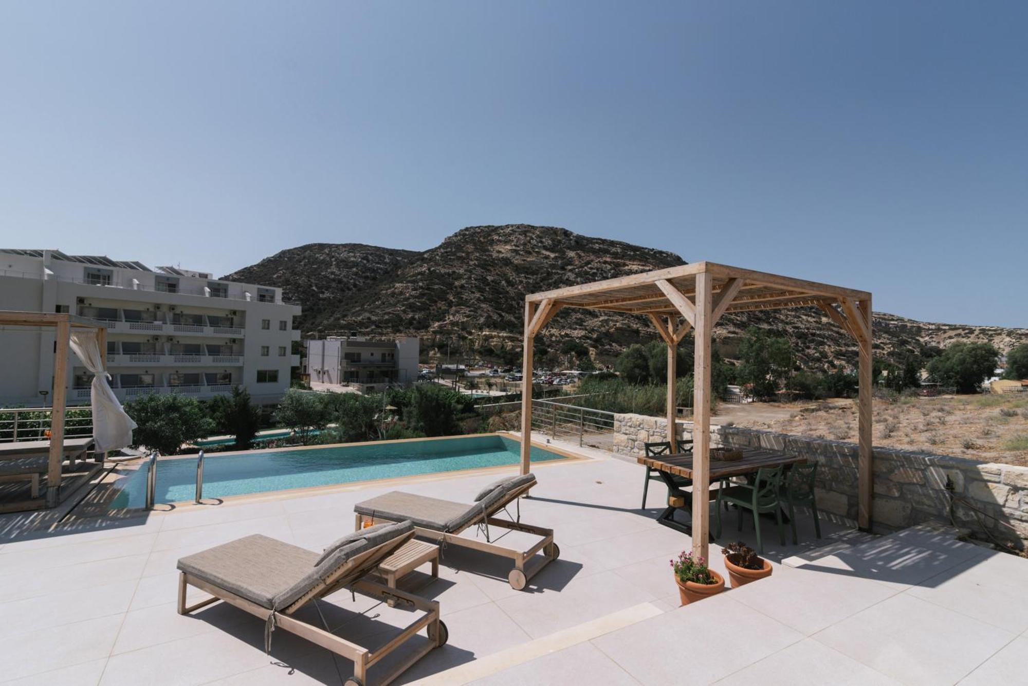 Luxury Villas Ammos In Style Матала Экстерьер фото